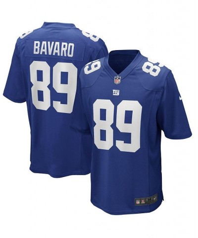 Men's Mark Bavaro Royal New York Giants Game Retired Player Jersey $43.87 Jersey