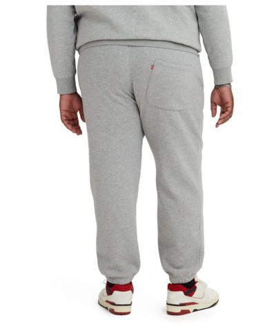 Men's Big Relaxed Fit Drawstring Sweatpants Gray $30.32 Pants