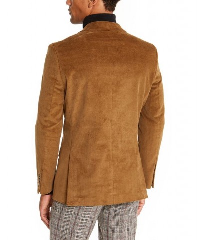 Men's Modern-Fit Active Stretch Corduroy Sport Coat Tan/Beige $106.75 Blazers