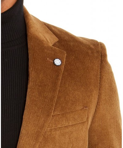 Men's Modern-Fit Active Stretch Corduroy Sport Coat Tan/Beige $106.75 Blazers