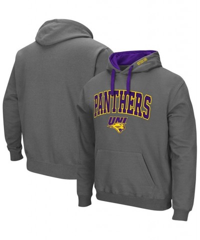 Men's Charcoal Northern Iowa Panthers Arch Logo 2.0 Pullover Hoodie $28.49 Sweatshirt