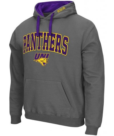 Men's Charcoal Northern Iowa Panthers Arch Logo 2.0 Pullover Hoodie $28.49 Sweatshirt