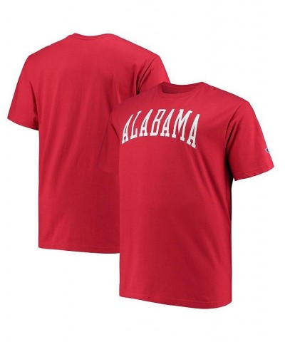 Men's Crimson Alabama Crimson Tide Big and Tall Arch Team Logo T-shirt $17.60 T-Shirts