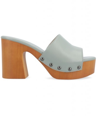 Women's Veda Platform Sandal Blue $45.00 Shoes