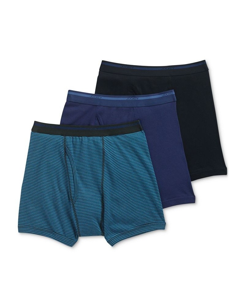 Men’s Classic 3 Pack Cotton Boxer Briefs PD03 $16.62 Underwear