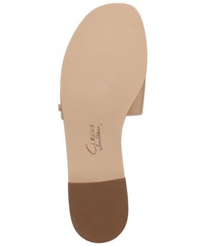 Maura Cutout Slide Sandals Tan/Beige $40.05 Shoes