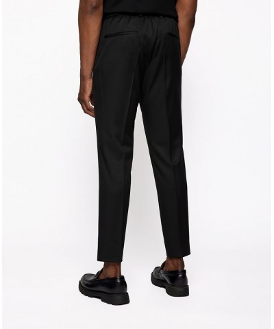 BOSS Men's Drawstring Trousers Black $115.20 Pants