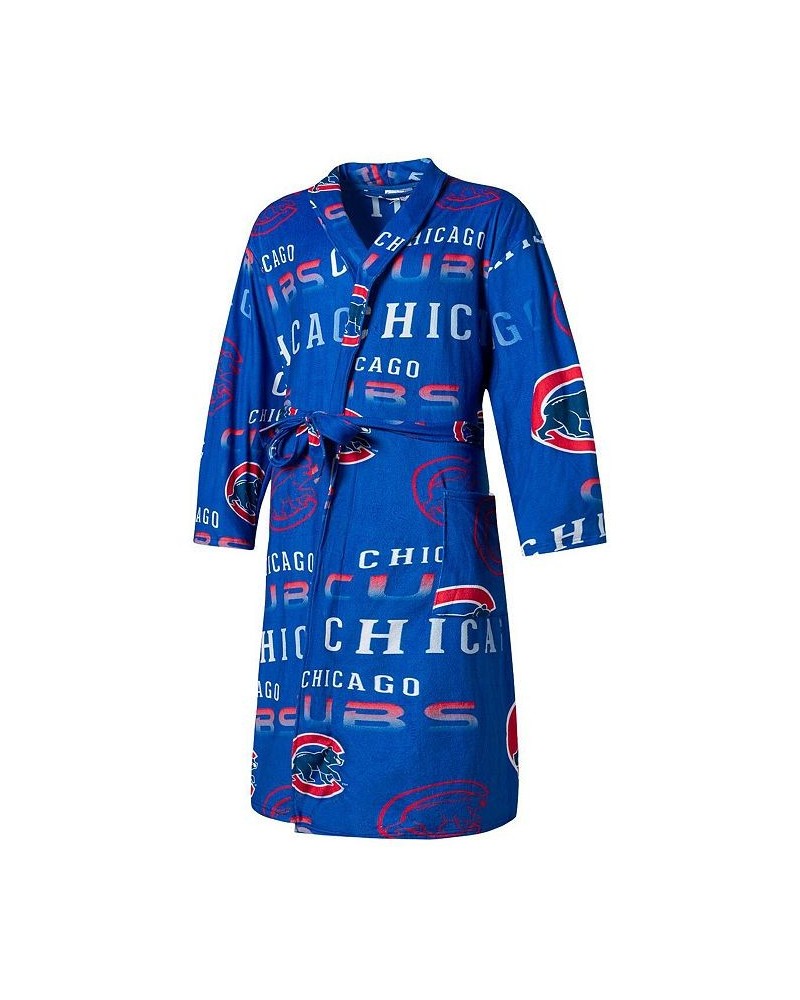 Men's Royal Chicago Cubs Windfall Microfleece Allover Robe $33.60 Robes