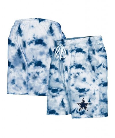 Men's Navy Dallas Cowboys Tie-Dye Shorts $38.49 Shorts