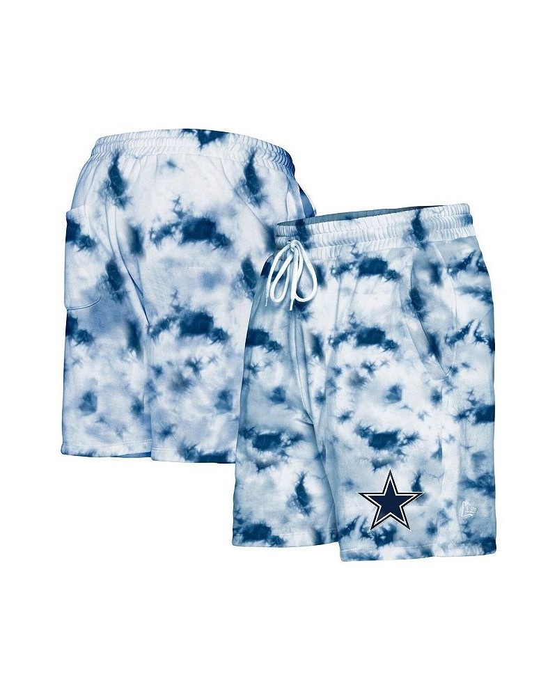 Men's Navy Dallas Cowboys Tie-Dye Shorts $38.49 Shorts