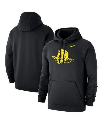 Men's Black Oregon Ducks Big and Tall Alternate Logo Club Pullover Hoodie $34.85 Sweatshirt