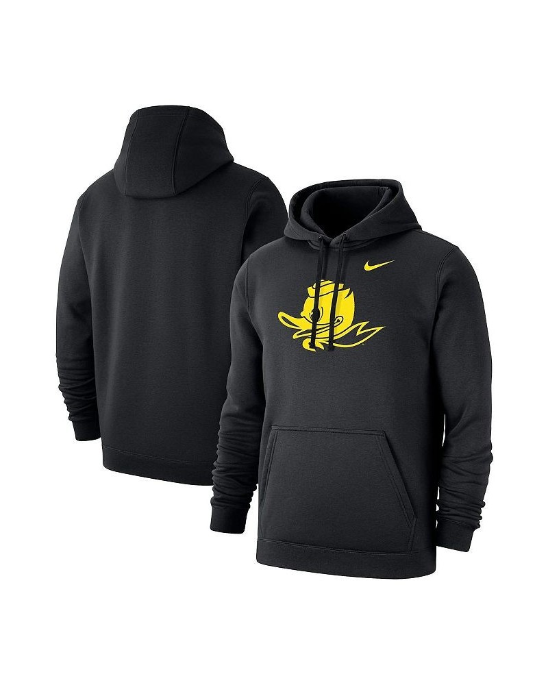 Men's Black Oregon Ducks Big and Tall Alternate Logo Club Pullover Hoodie $34.85 Sweatshirt