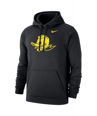 Men's Black Oregon Ducks Big and Tall Alternate Logo Club Pullover Hoodie $34.85 Sweatshirt