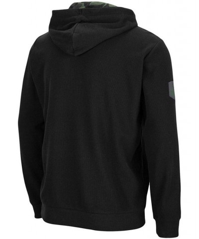 Men's Black Navy Midshipmen OHT Military-Inspired Appreciation Waffle Full-Zip Hoodie $24.20 Sweatshirt