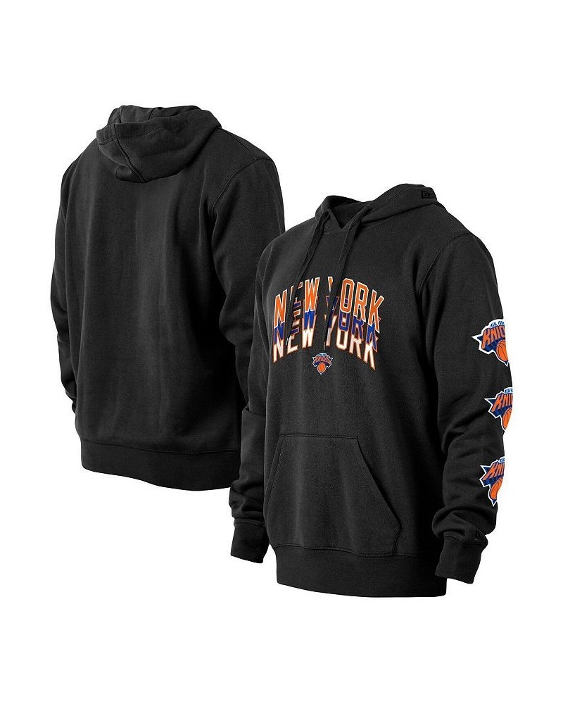 Men's Black New York Knicks 2022/23 City Edition Pullover Hoodie $27.52 Sweatshirt