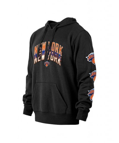 Men's Black New York Knicks 2022/23 City Edition Pullover Hoodie $27.52 Sweatshirt