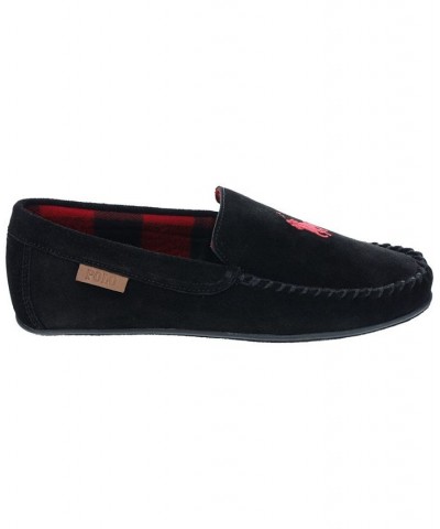 Men's Collins Genuine Suede Moc Slipper Black $48.60 Shoes