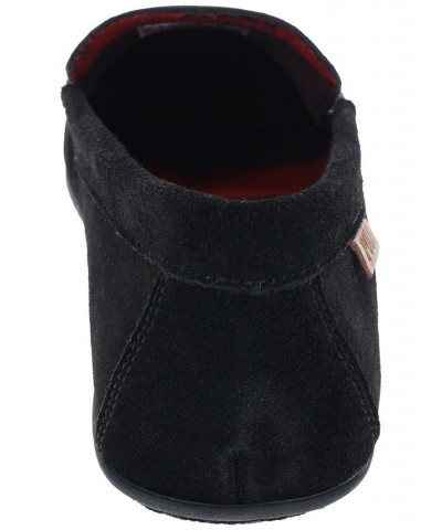 Men's Collins Genuine Suede Moc Slipper Black $48.60 Shoes