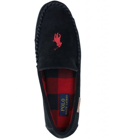 Men's Collins Genuine Suede Moc Slipper Black $48.60 Shoes