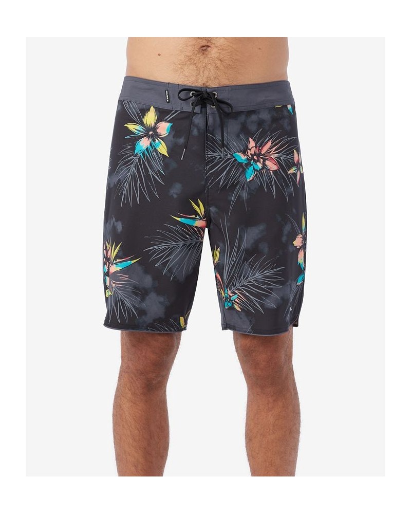 Men's Hyper Freak Mysto Scallop 19" Board Shorts Black $35.45 Swimsuits