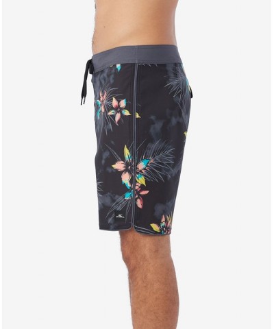 Men's Hyper Freak Mysto Scallop 19" Board Shorts Black $35.45 Swimsuits