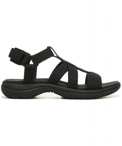 Women's Adalia Ankle Strap Sandals Black $44.65 Shoes