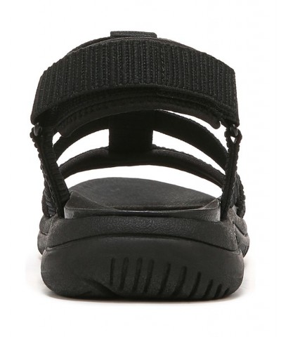 Women's Adalia Ankle Strap Sandals Black $44.65 Shoes