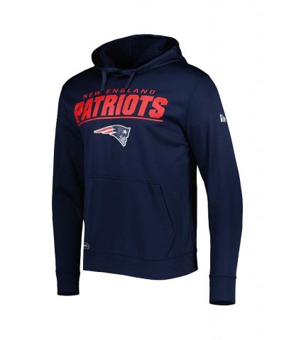 Men's Navy New England Patriots Combine Authentic Stated Logo Pullover Hoodie $30.15 Sweatshirt