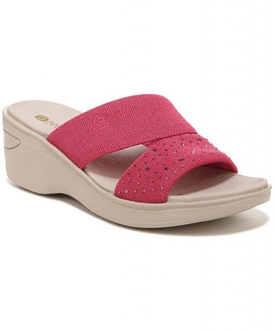 Dynasty-Bright Washable Slide Sandals Pink $35.00 Shoes