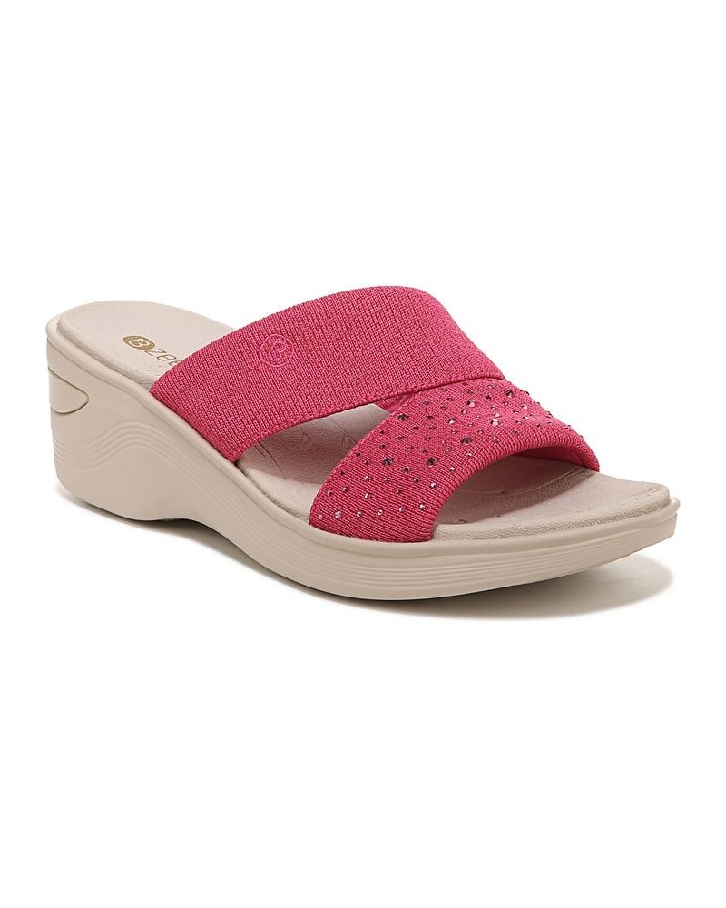 Dynasty-Bright Washable Slide Sandals Pink $35.00 Shoes