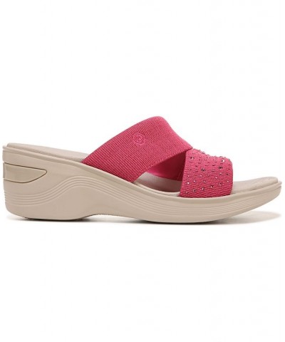 Dynasty-Bright Washable Slide Sandals Pink $35.00 Shoes