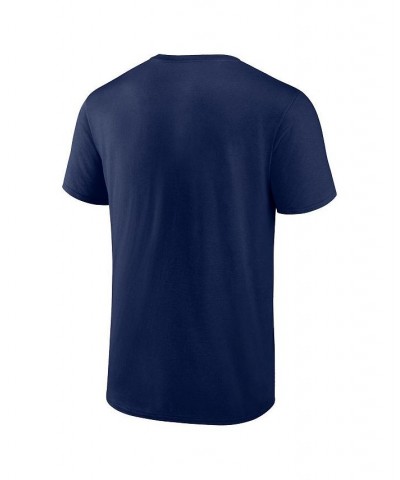 Men's Branded Navy, White Denver Broncos Long and Short Sleeve Two-Pack T-shirt $27.60 T-Shirts