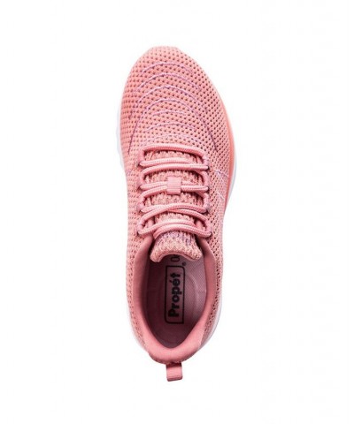 Women's Tour Knit Sneakers Dark Pink $42.28 Shoes