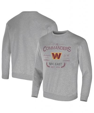 Men's NFL x Darius Rucker Collection by Heather Gray Washington Commanders Pullover Sweatshirt $34.44 Sweatshirt