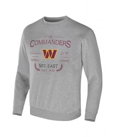 Men's NFL x Darius Rucker Collection by Heather Gray Washington Commanders Pullover Sweatshirt $34.44 Sweatshirt