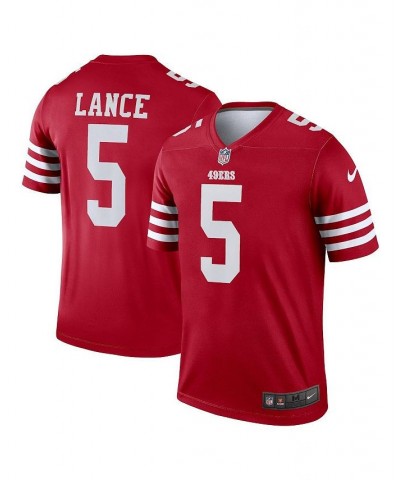 Men's Trey Lance Scarlet San Francisco 49ers Legend Jersey $44.19 Jersey