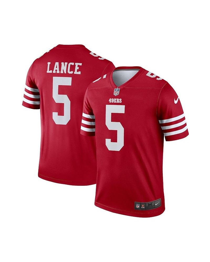 Men's Trey Lance Scarlet San Francisco 49ers Legend Jersey $44.19 Jersey