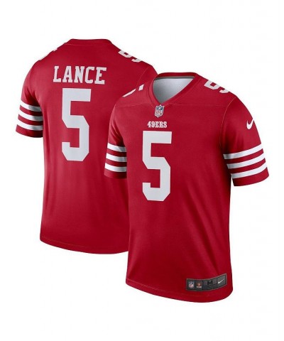 Men's Trey Lance Scarlet San Francisco 49ers Legend Jersey $44.19 Jersey