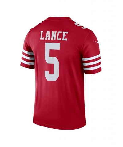 Men's Trey Lance Scarlet San Francisco 49ers Legend Jersey $44.19 Jersey