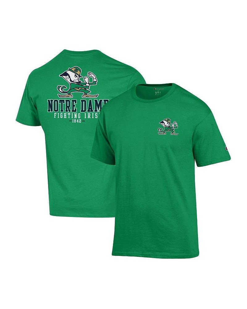 Men's Green Notre Dame Fighting Irish Team Stack 2-Hit T-shirt $18.45 T-Shirts