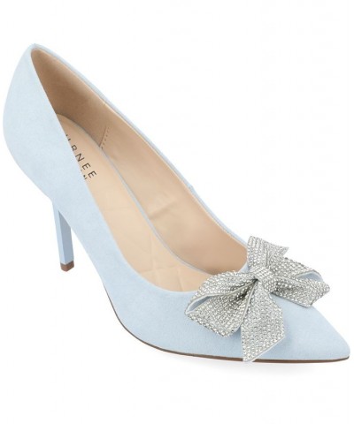 Women's Marcie Rhinestone Bow Pumps PD04 $46.20 Shoes