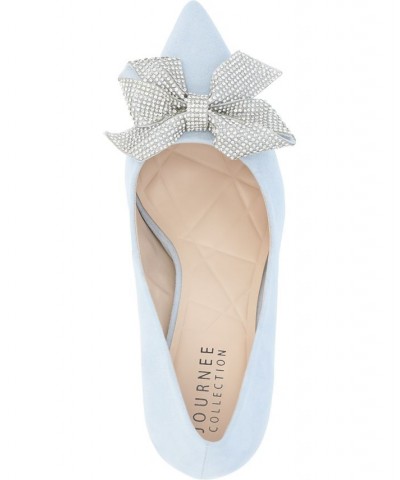 Women's Marcie Rhinestone Bow Pumps PD04 $46.20 Shoes