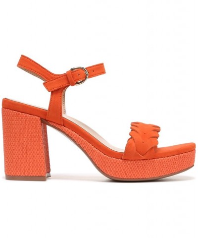 Pandora Platform Sandals Orange $70.50 Shoes