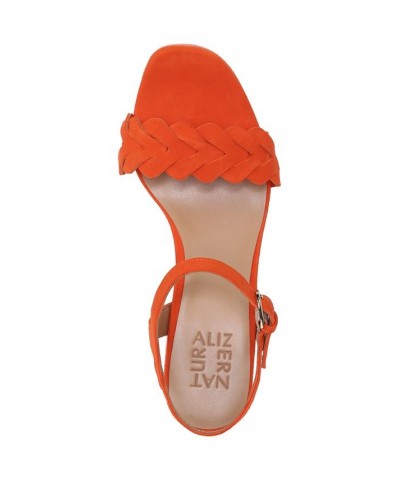 Pandora Platform Sandals Orange $70.50 Shoes