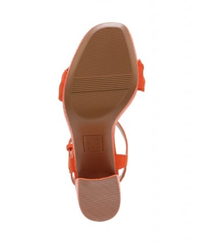 Pandora Platform Sandals Orange $70.50 Shoes