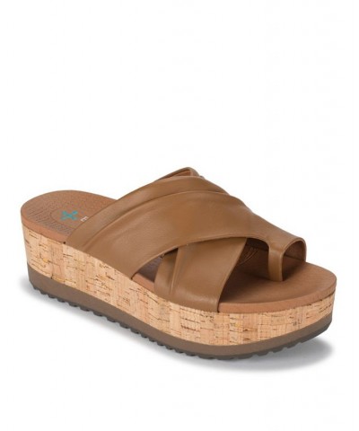 Holly Platform Wedge Slide Sandals PD03 $42.50 Shoes