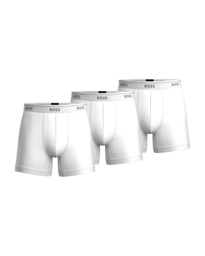 Men's 3-Pk. Classic Boxer Briefs White $24.96 Underwear