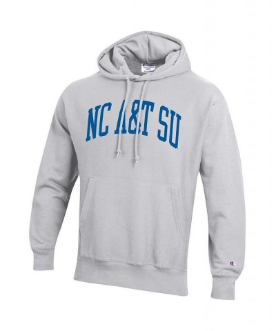 Men's Gray North Carolina A&T Aggies Tall Arch Pullover Hoodie $52.24 Sweatshirt