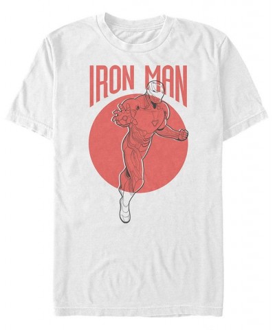 Marvel Men's Avengers Endgame Iron Man Pop Art, Short Sleeve T-shirt White $18.19 T-Shirts