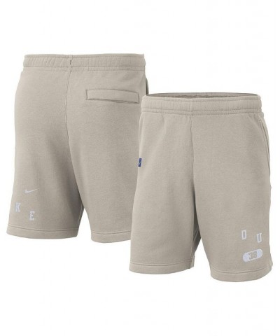 Men's Cream Duke Blue Devils Fleece Shorts $29.90 Shorts